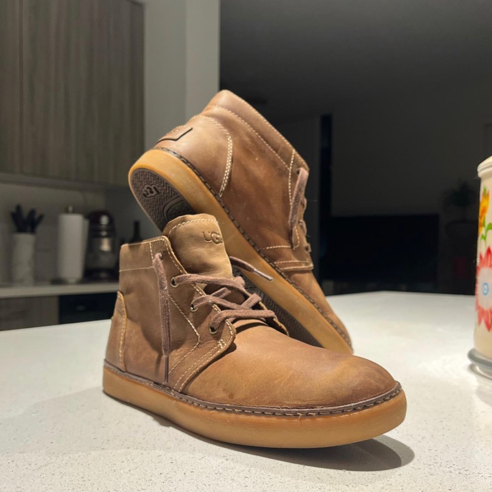 Mens UGG chestnut Booties